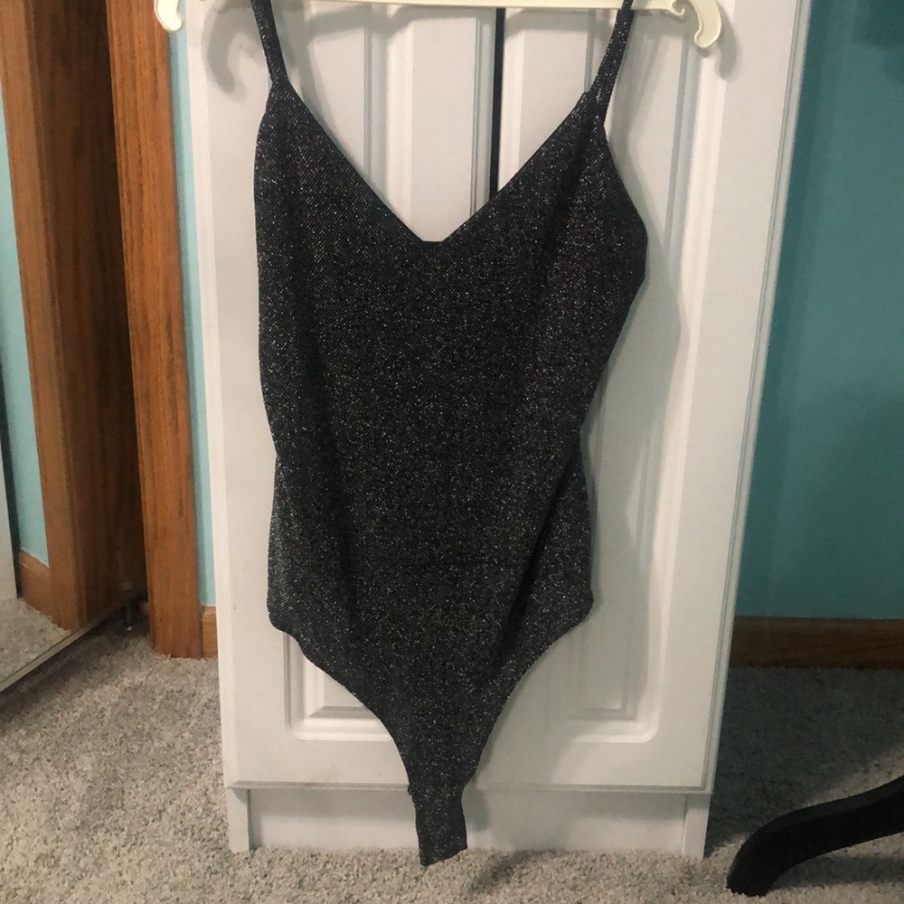 Metallic bodysuit from Charlotte Russe